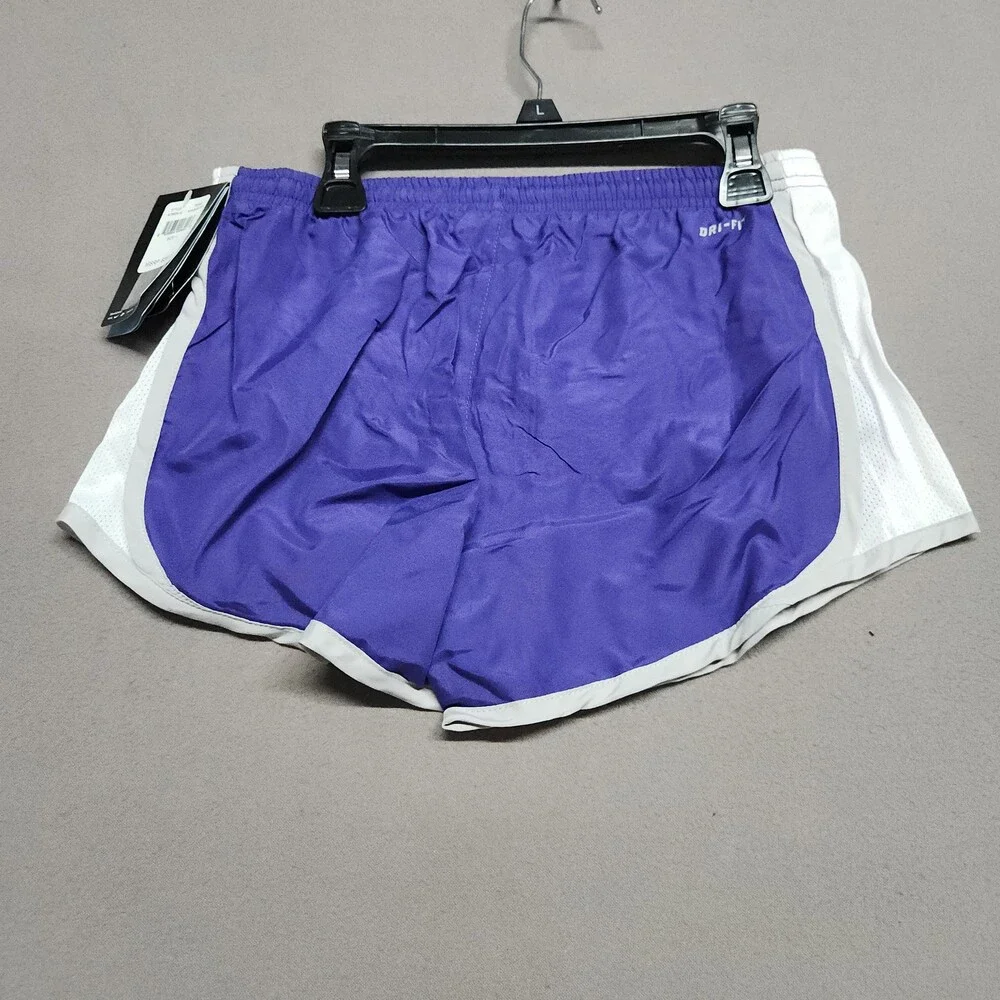 Nike Kansas State St Wildcats Dri-Fit Running Shorts L Youth L Purple White 143
